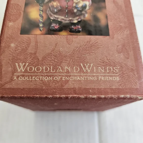 Christopher Radko Woodland Winds Frosty Leaf Santa Ornament 1998 Vintage - Picture 13 of 14